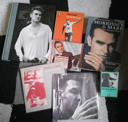 Morrissey book vinyl cd - /,