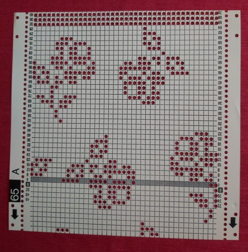 Passap pfaff punchcard - passap_,