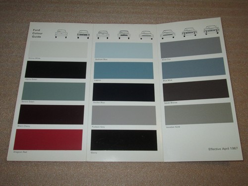 1967 ford paint trim colour - paint,