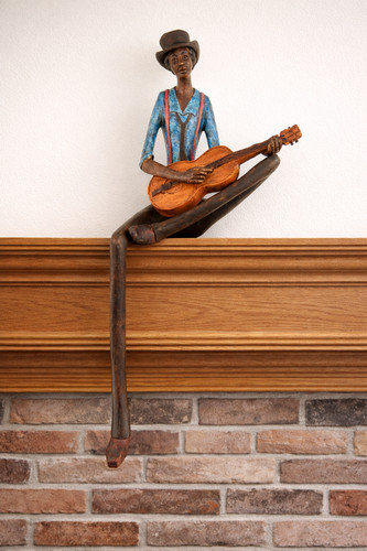 Jazz guitar player shelf - jazz,