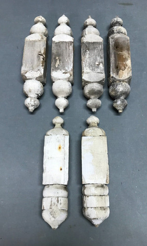 Antique lot shabby - 6, turned