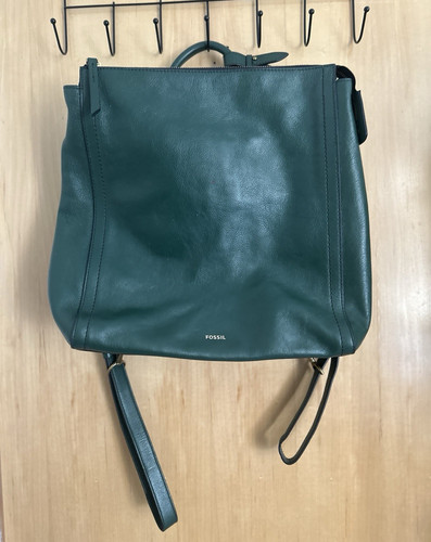 Fossil green leather bag three - green,