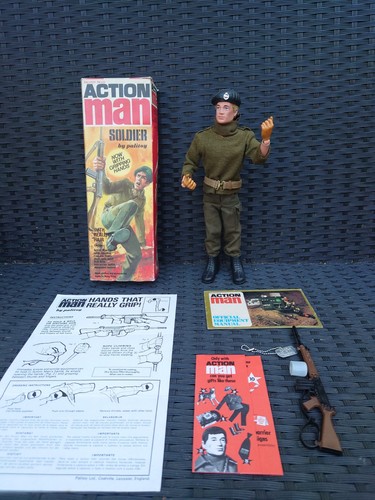 Vintage boxed action man - boxed,