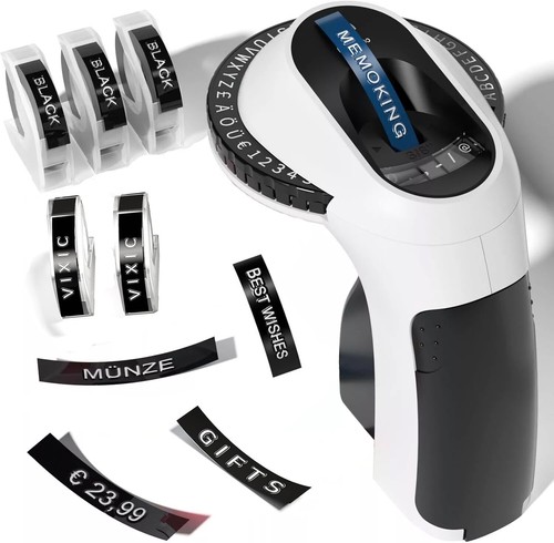 Dymo omega embossing label - 3d,