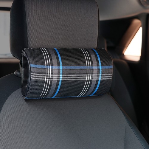 Plaid fabric pillow seat - pillow,