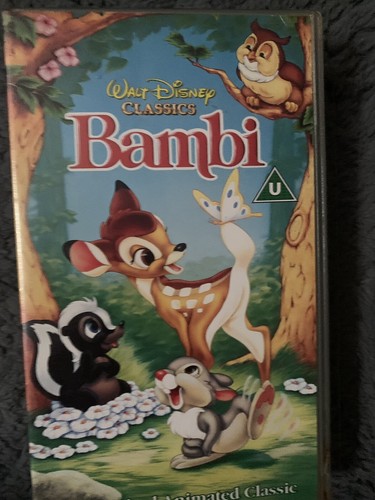 Bambi vhs video disney - bambi,,
