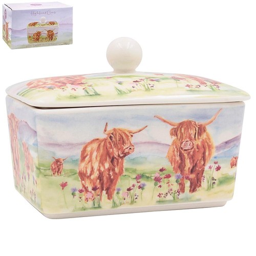 Highland cows butter - butter, dish