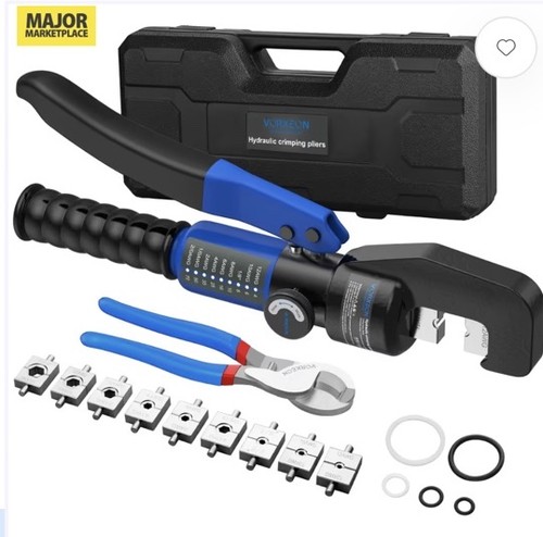 Hydraulic crimping tool set - crimping, 8