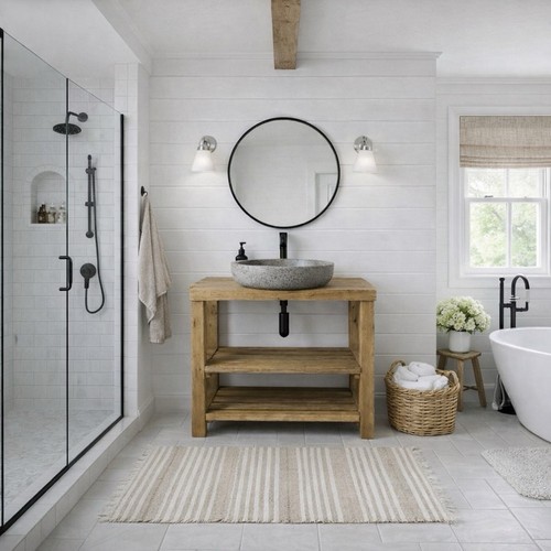 Rustic washstand sink - sink, unit
