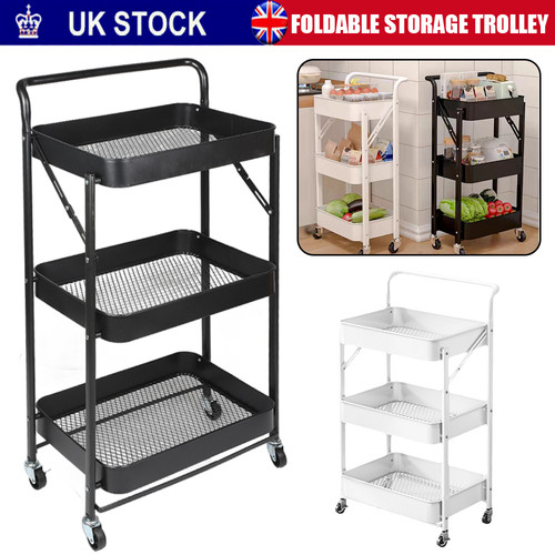 Tier metal folding - metal, trolley