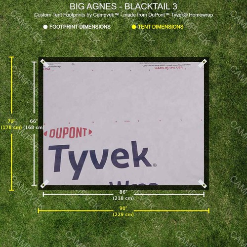 Tyvek footprint for the big - footprint,