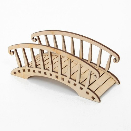 Wooden garden bridge for our - wooden,