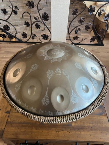 Handpan drum gold mandala - , |