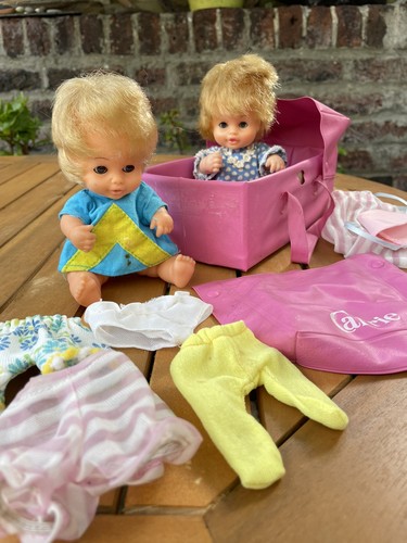 Vintage carrie doll - doll, carrycot