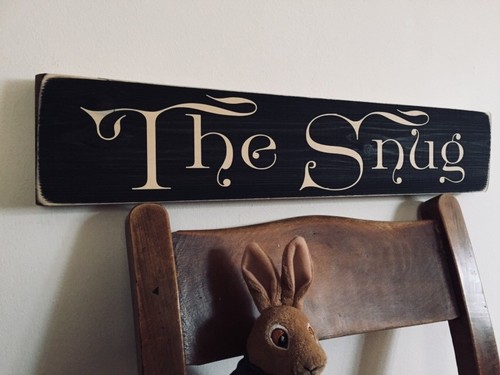 The snug sign plaque - the, vintage