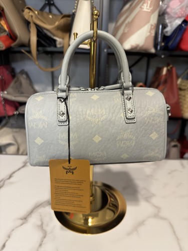 Mcm mini boston - bag, visetos