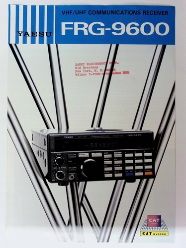 Yaesu frg 9600 vhf - frg-9600, vhf/uhf