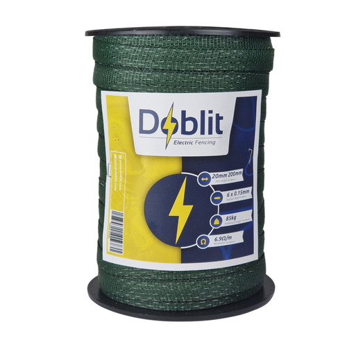 Electric fence tape 20mm - electric, green