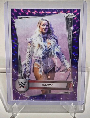 2025 topps chrome wwe maryse - topps,