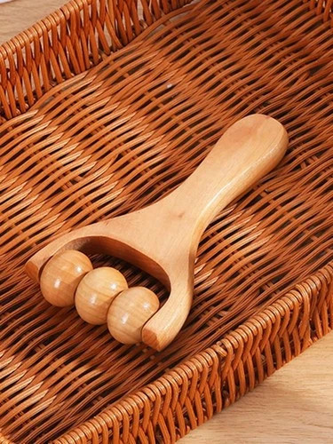 Wooden massage roller wood - wooden,