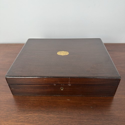 Empty vintage mahogany wooden - empty,