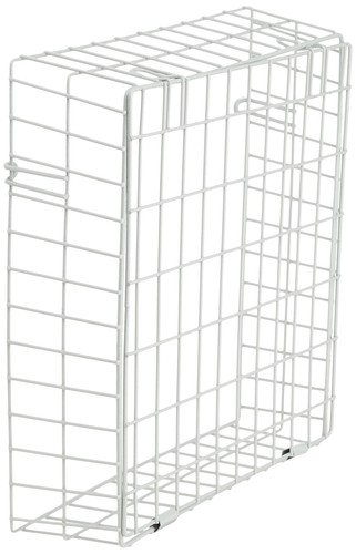 Rosewood steel wire letterbox - rosewood,