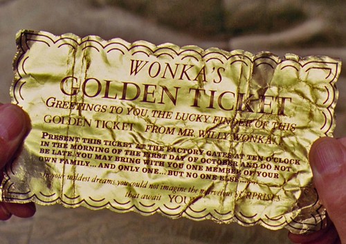 Willy wonka 1971 golden - -,