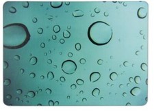 28x38cm Water Droplets Glass