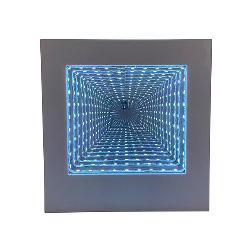 Square tunnel infinity mirror - square,
