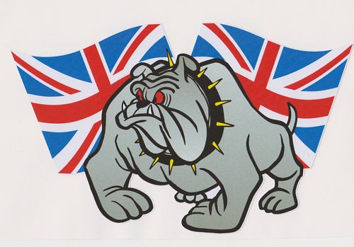 British bulldog flag - british,