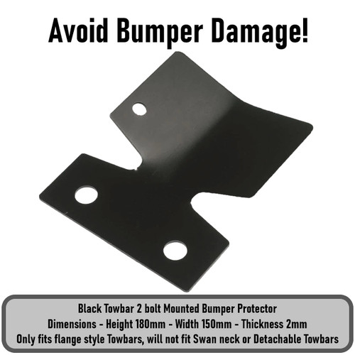 Small black towbar mounted - black,