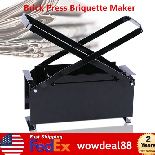 Brick briquette maker paper - briquette,