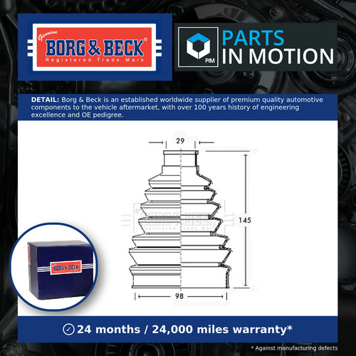 Joint boot fits - fits, vw