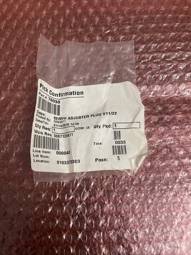 76030 servo adjuster plug - servo, oem