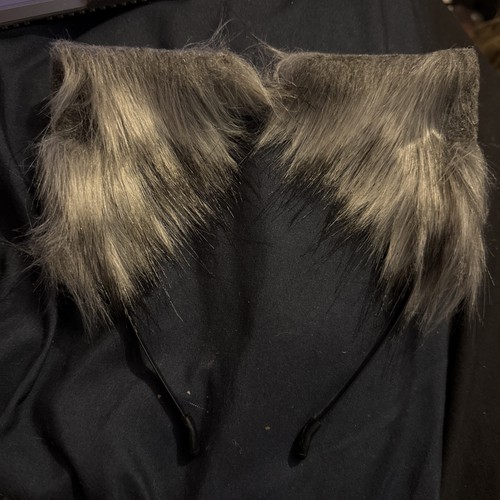 Faux fur fox wolf - faux, ears