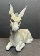 Vintage Lladro Nao Donkey #310 Christmas Nativity Porcelain Figurine