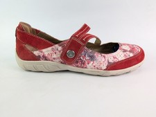 Earth Spirit Leather Mary Jane Riptape Fastening Flat Shoes Uk 8 Eu 41