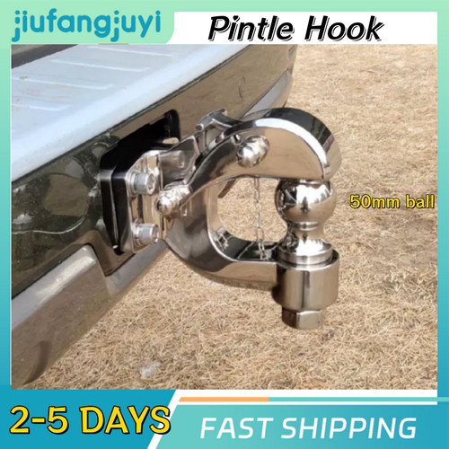 Heavy duty chrome pintle hook - duty,
