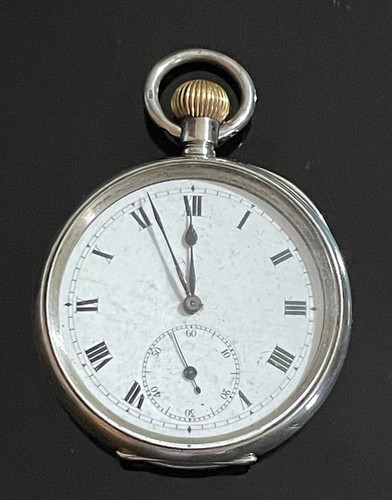 Antique solid silver zenit for - antique,