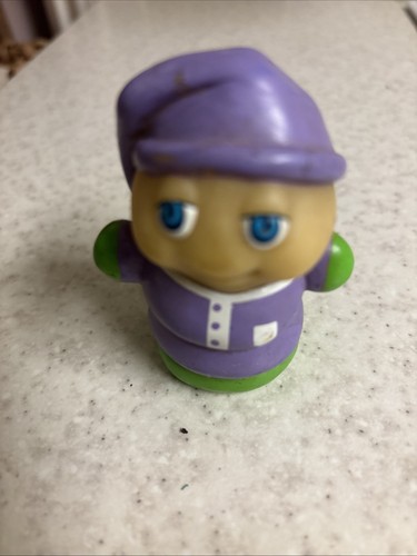 Vintage glow worm toy - worm, figure