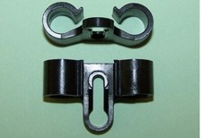 5 X FORD CORTINA PETROL PIPE CHASSIS CLIPS FUEL LINE TWIN 8mm 5/16" MK3 MK4 MK5 