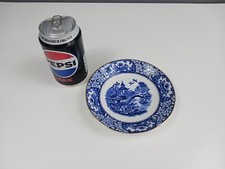 A Single OLDE ALTON WARE Blue & White Saucer - Oriental Pattern - 15 cm Diameter
