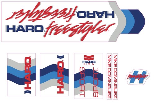Haro freestyler sport - 84, decal