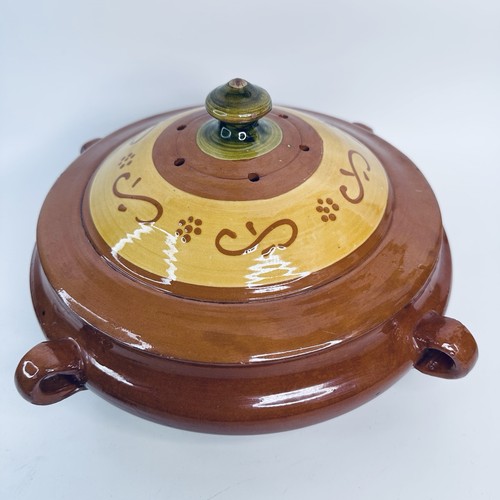 Vintage mexican cazuela - vintage,