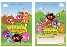 MOSHI MONSTER PARTY / LOOT BAGS NEW SEALED PACK OF 8