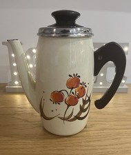 Vintage Retro Enamel Coffee