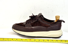 Massimo Dutti men comfort street trainers Leather Brown UK 9 EU 43