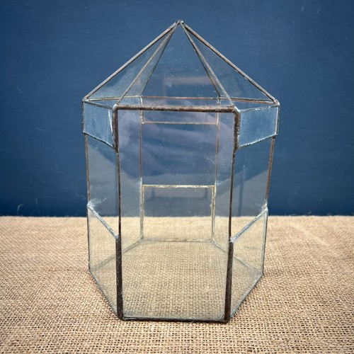 Vintage clear glass lead - clear,