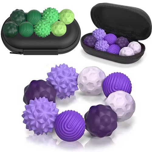8pcs silicone fidget - 8pcs, balls