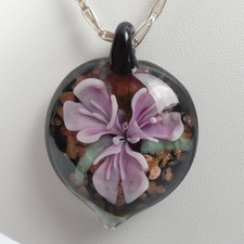 STERLING SILVER & MURANO GLASS